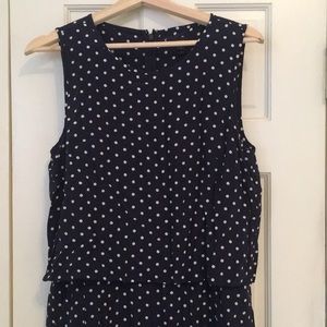 Silk Polka Dot Jumpsuit